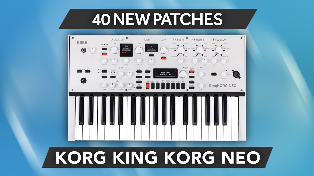 KLL011 - Sonic Exploration - Korg KingKorg NEO ( 32 presets ) - Video Preview 1