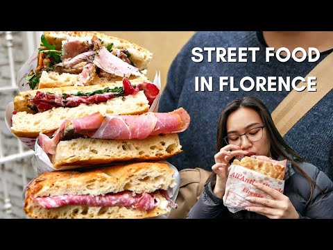 WORLD-FAMOUS Florence Sandwich + Traditional Tuscan Food | ITALIAN STREET FOOD!