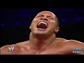 The Rock Vs Triple H Vs Brock Lesner WWF Undisputed Championship Match