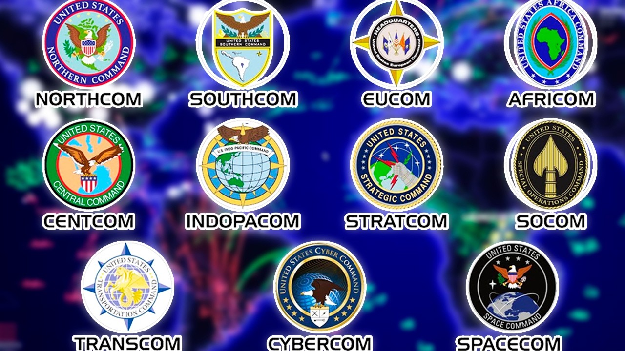 🇺🇸🪖 TODOS los "COMANDOS UNIFICADOS" de EE.UU (CENTCOM, SOUTHCOM, AFRICOM, NORTHCOM, EUCOM, SOCOM...)