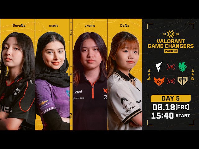 VALORANT Game Changers Pacific 2026 - Day 5