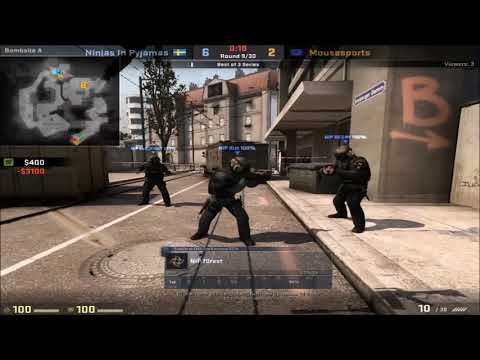 POV - f0rest (NiP)(26-14) vs mouz / overpass / Hellcase Cup 6