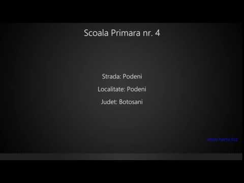 Scoala Primara nr. 4 Podeni