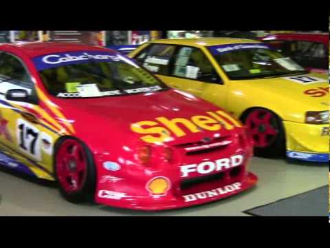 Dick Johnson Racing museum cars.Ford Mustang, Ford falcon V8 Supercars, Ford Sierra