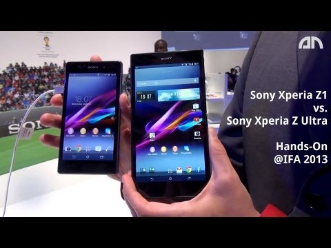 Sony Xperia Z1 vs. Sony Xperia Z Ultra - Hands-On-Vergleich - androidnext.de