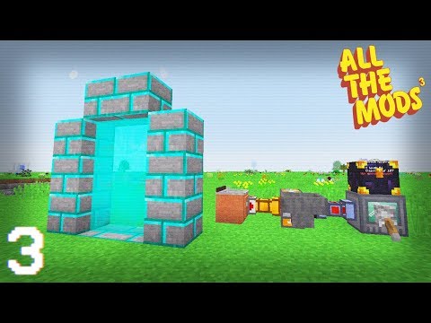 All The Mods 3 | Refined Storage & RFTools Builder Setup! | E03 (All The Mods 3 Let's Play)
