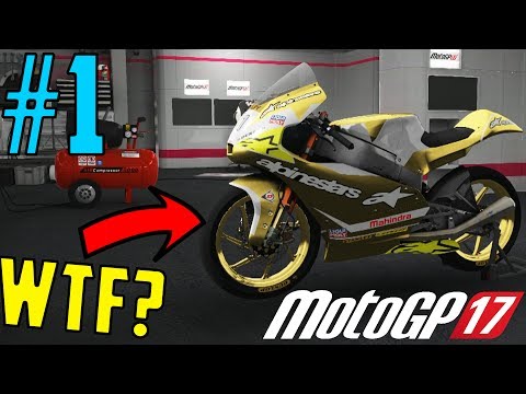 MotoGP 2017 Game MANAGER Career Mode - PART 1 WHAT IS THAT?!