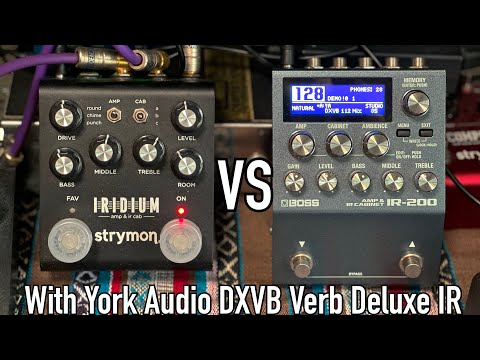"Which is more beautiful?" Strymon Iridium Round VS Boss IR-200 Natural Compare with the same IR