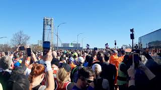 American National Anthem At The NYC Marathon In NYC USA 2024