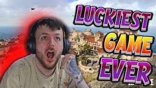 WORLDS LUCKIEST GAME OF Season 2 CALL OF DUTY RANKED PLAY -MUST SEE