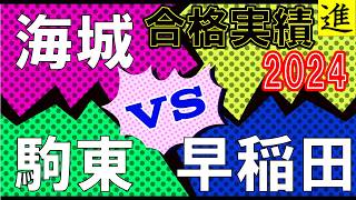 早稲田・海城・駒場東邦の大学進学実績を比較の動画サムネイル