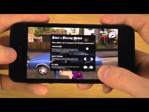 GTA San Andreas iPhone 5 iOS 7.1 Beta 5 HD Gameplay Test