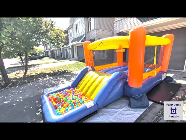 MegaBlock Bouncy House Combo Setup Ottawa | Party Jump Rentals