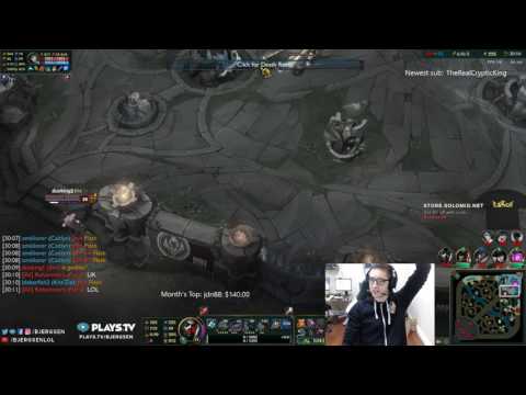 Bjergsen getting Jensen'ed - League of Legends