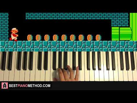 HOW TO PLAY - Super Mario Bros - Underground Theme (Piano Tutorial Lesson)