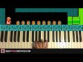 HOW TO PLAY Super Mario Bros Underground Theme Piano Tutorial Lesson