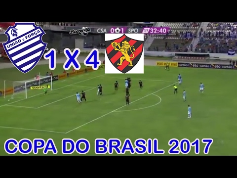 GOLS CSA 1 X 4 SPORT - COPA DO BRASIL 2017