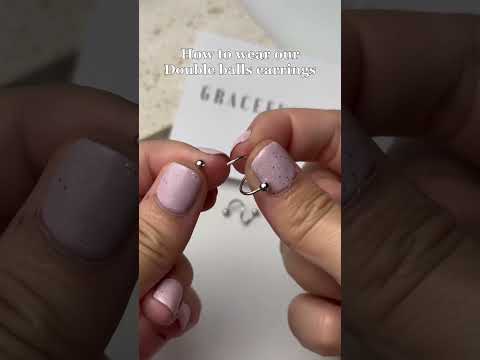 How do you think of this helix double balls earring? #sterlingsilver #hypoallergenic #earring