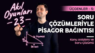 8. Sınıf Matematik Üçgenler 5: Pisagor Bağıntısı | #LGS2021​ | Lightboard ile Ders #23