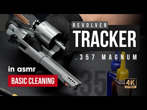 Taurus Revolver RT 627 Tracker .357 Magnum - Basic Cleaning [Gun ASMR]
