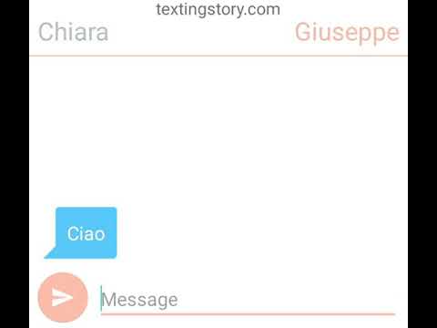 Chat d'amore fra Chiara e Giuseppe
