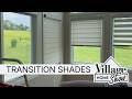 Cordless Transition Window Shade Settings