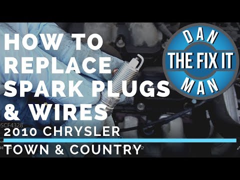 2010 CHRYSLER TOWN & COUNTRY - HOW TO REPLACE SPARK PLUGS & SPARK PLUG WIRES - COMPLETE DIY