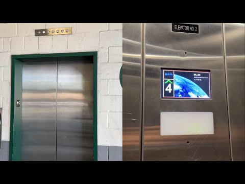 Strange Vertrans Hydraulic Elevator #1 @ North Locust (Lesher Center) Garage, Walnut Creek, CA