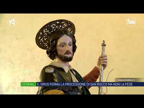 San Rocco, il virus ferma la processione ma non la fede per il protettore dei contagiati