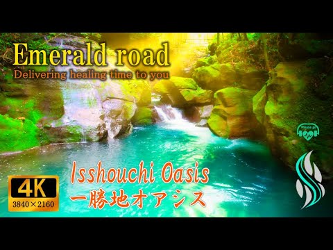 【絶景動画】4K 一勝地オアシス、癒し、リラックス、絶景、美しい、優しい