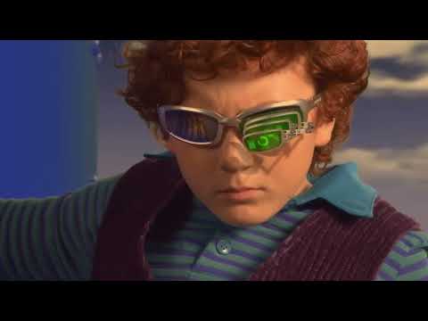 Spy Kids 2 trailer frame — jungle scramble with brassy adventure motif