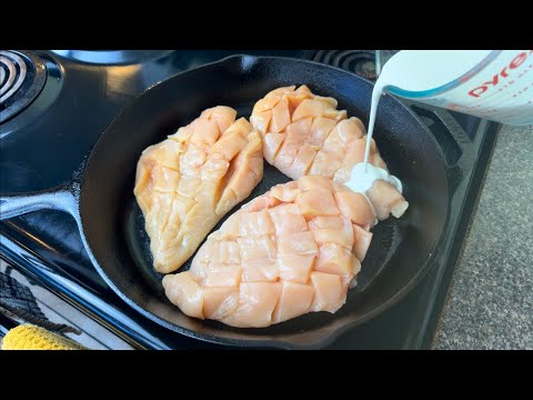 This One trick Changed the way I make Chicken Breast! Hubby loves it! Just swap the sides
