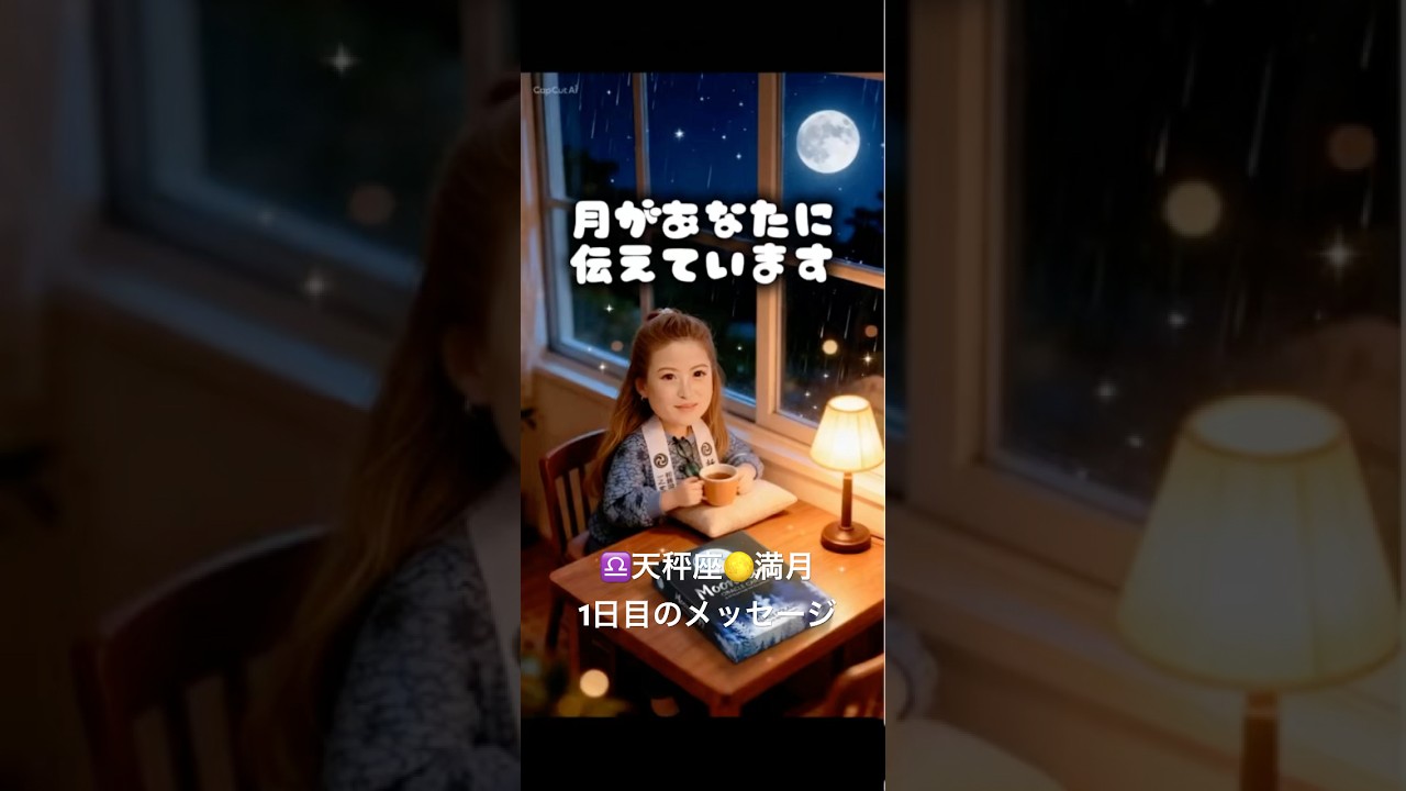 「見た人だけが変わるメッセージ」天秤座、満月。1日目のメッセージ￼