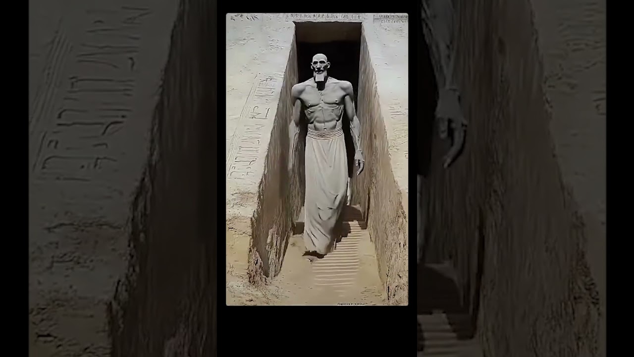 AI-generated video showcasing how the Ancient Egyptians built the pyramids.