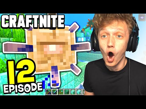 Craftnite: Episode 12 - I RAIDED AN OCEAN MONUMENT... (very bad idea)
