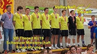 preview picture of video '2014-04-13 VB Therwil KU19 Schweizer Meisterschaft Siegerehrung'