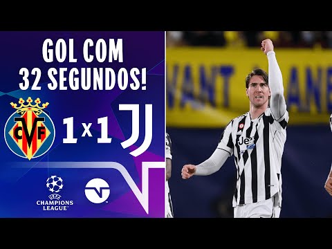 Gols e lances de Villarreal x Juventus