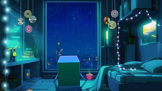 quiet night city 🌃 rainy lofi hiphop [ chill beats to relax/ work/study to ]