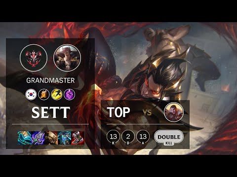 Sett Top vs Jayce - KR Grandmaster Patch 10.24