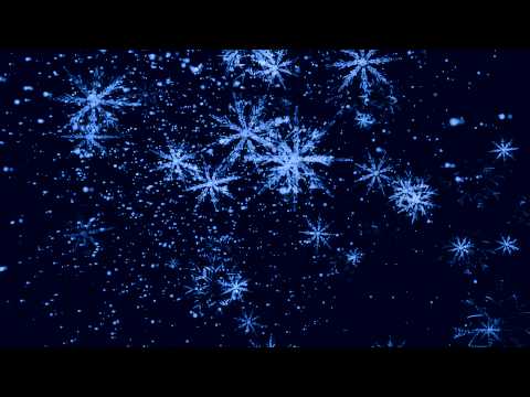 Футаж - Снежинки