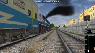 Jan Shatabdi Express leaving from Ajmer in MSTS Open Rails