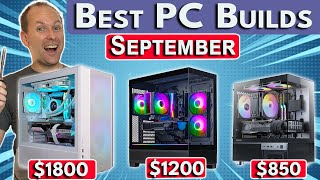 🔥 PC Gaming is Cheap! 🔥$850 / $1200 / $1800 PC Build - Best PC Build 2024 September