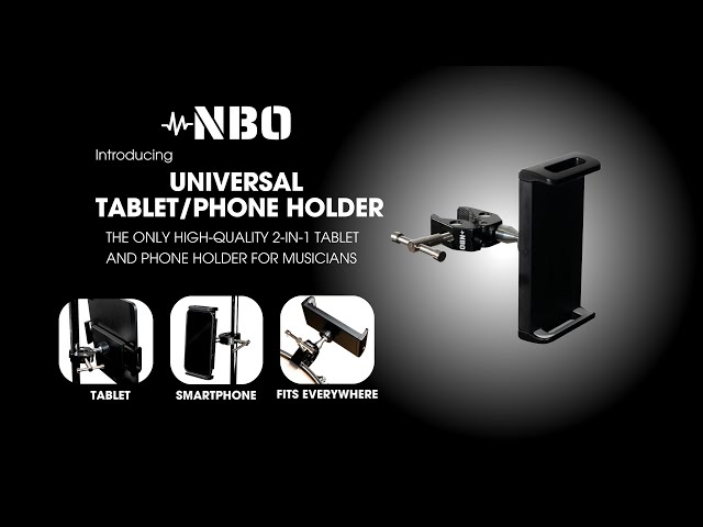 Video Teaser für NBO Universal Tablet/Phone Holder - Presentation video