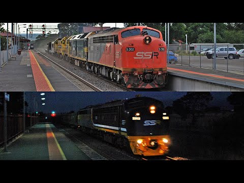 1950’s S Class Locomotives leading Mainline Freight