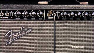 Video thumbnail for Fender Vintage Reissue '65 Twin Reverb Guitar Amp by Woodwind & Brasswind is now Music & Arts
