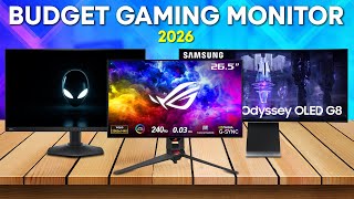 Top 5 Best Budget Gaming Monitors 2026  – Affordable Options for Stunning Gameplay!