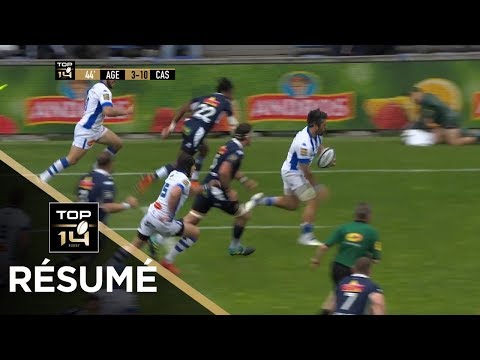 TOP 14 - Résumé Agen-Castres: 10-17 - J25 - Saison 2018/2019