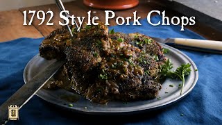 Pan-Fried Pork Chops in Gravy - Classic Steak House Food In Early America