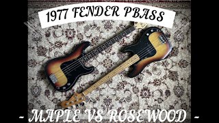 Video thumbnail for 1977 FENDER PRECISION BASS - ROSEWOOD VS MAPLE - Andy's Vintage Guitars by ANDY'S VINTAGE GUITARS