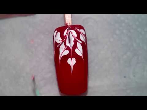 Маникюр рисунки на ногтях дизайн ногтей обычными лаками и иглой №10